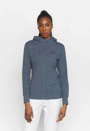 WOMENS TUENNO - Topper langermet - steelblue