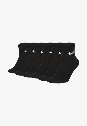UNISEX 6ER PACK - Calcetines tobilleros - schwarz