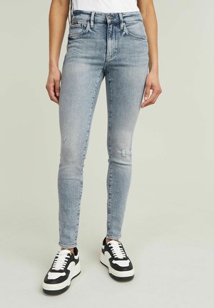 Skinny-Farkut - light blue