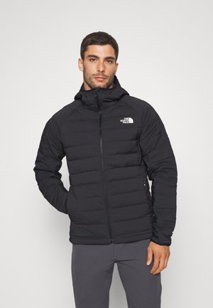 BELLEVIEW HOODIE - Down jacket - cordovan summit mountainscape