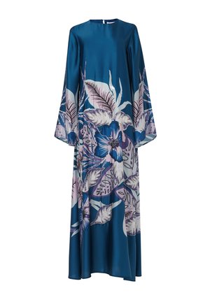 Leem EMBROIDERED PRINTED KAFTAN - Vestido largo - blue