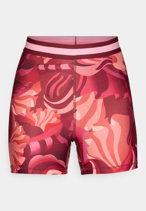 Puma STRONG FLORAL RIBBON SHORT  - Leggings - ruby shimmer