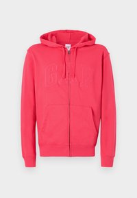 HERITAGE LOGO - Zip-up sweatshirt - raspberry