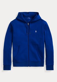DOUBLE KNIT FULL ZIP HOODIE - Užtrauktuku užsegamas treningas - sapphire star