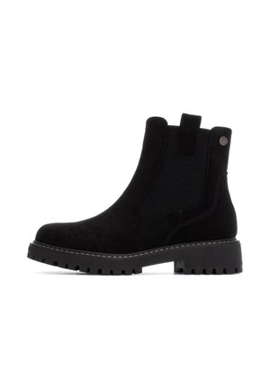 Stivaletti con plateau - black