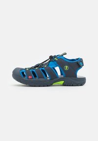 TrollKids - KIDS KVALVIKA UNISEX - Walking sandals - navy/viper green Thumbnail Image 1