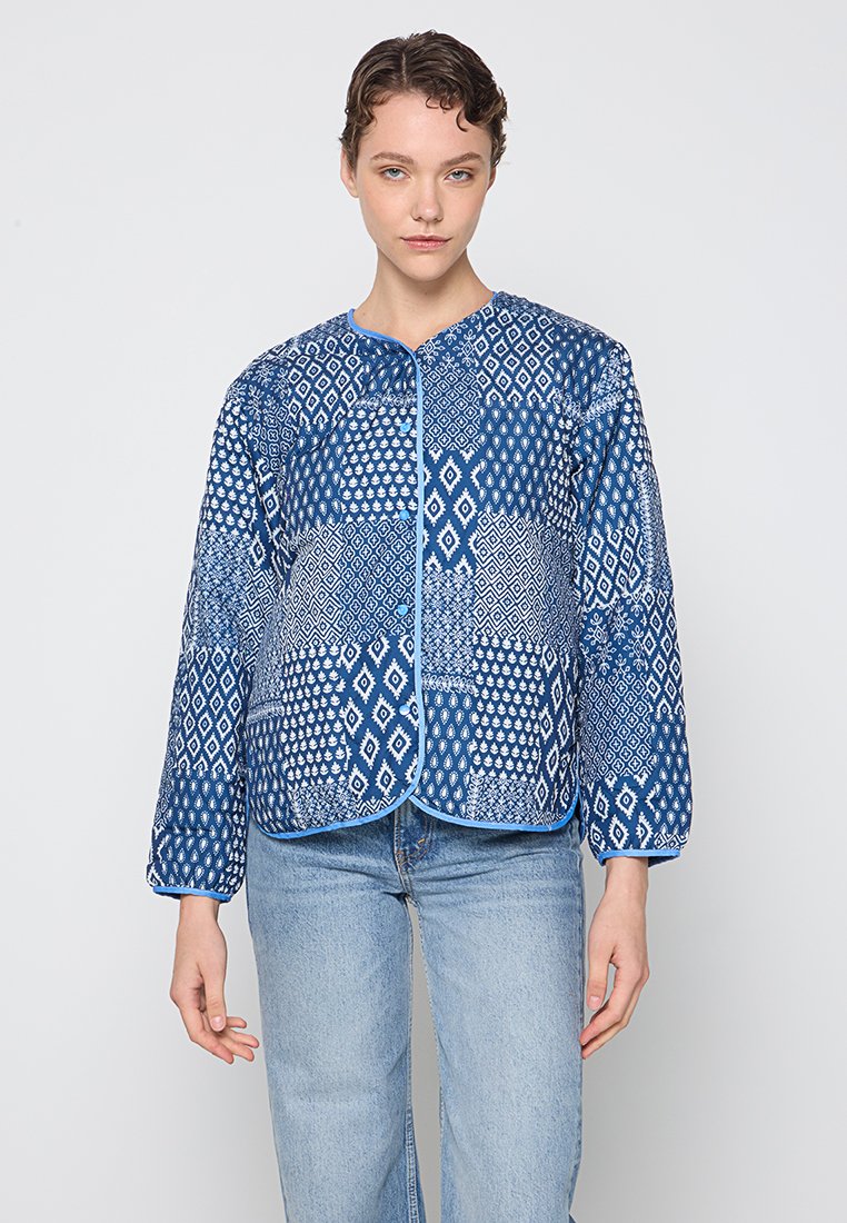 dreimaster Lichte jas blauw