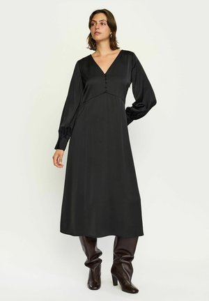 ABIA MIDI  - Rochie tip cămașă - black