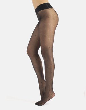 SEAMLESS - 15 DEN  - Tights - mottled black