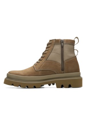 BADELL HI - G - Schnürstiefelette - olive nubuck