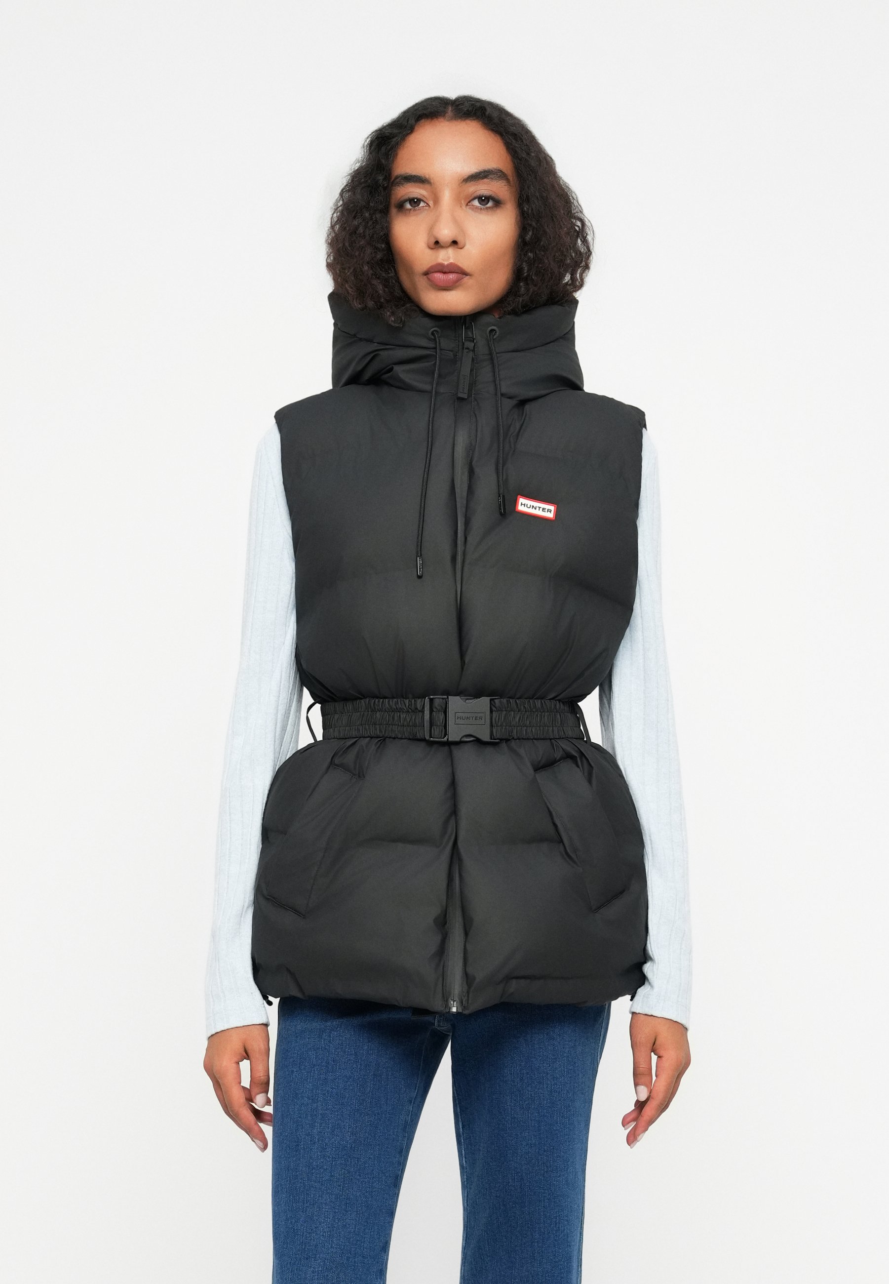 Hunter ORIGINAL NELLIE - Waistcoat - black - Zalando