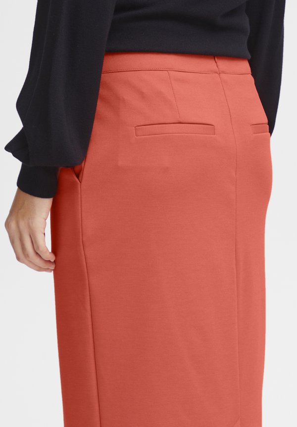 IHKate - Pencil skirt - hot coral3