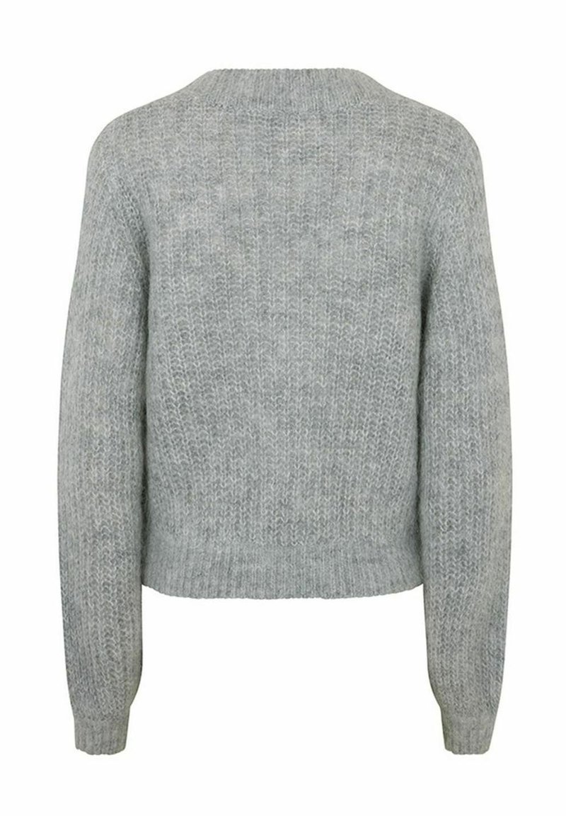 mbyM MOLENDA - Strickjacke - light grey melange/hellgrau - Zalando.de