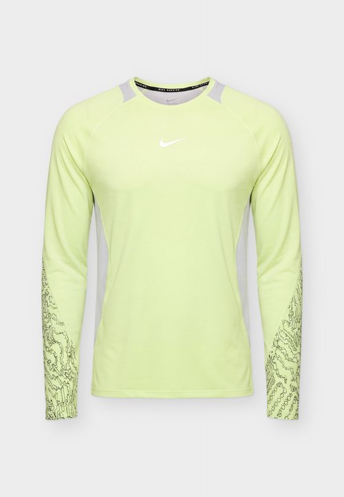 Nike STRIDE - Camiseta de manga larga - light lemon twist/grey fog — foto 5
