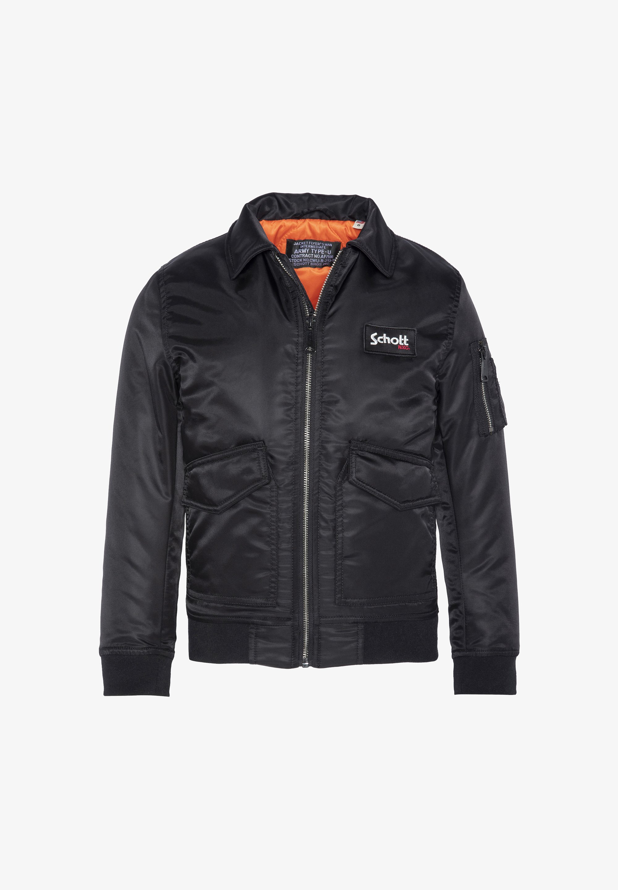 Schott CLASSIQUE Bomber Jacket noir/black Zalando