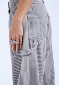 Dr.Denim WORKER - Trousers - light grey cord
