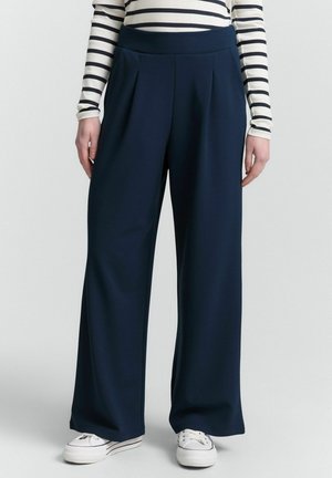 WIDE LEG - Pantaloni - sky captain blue