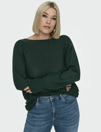 ONLY Carmakoma CARAIDA - Jersey de punto - scarab