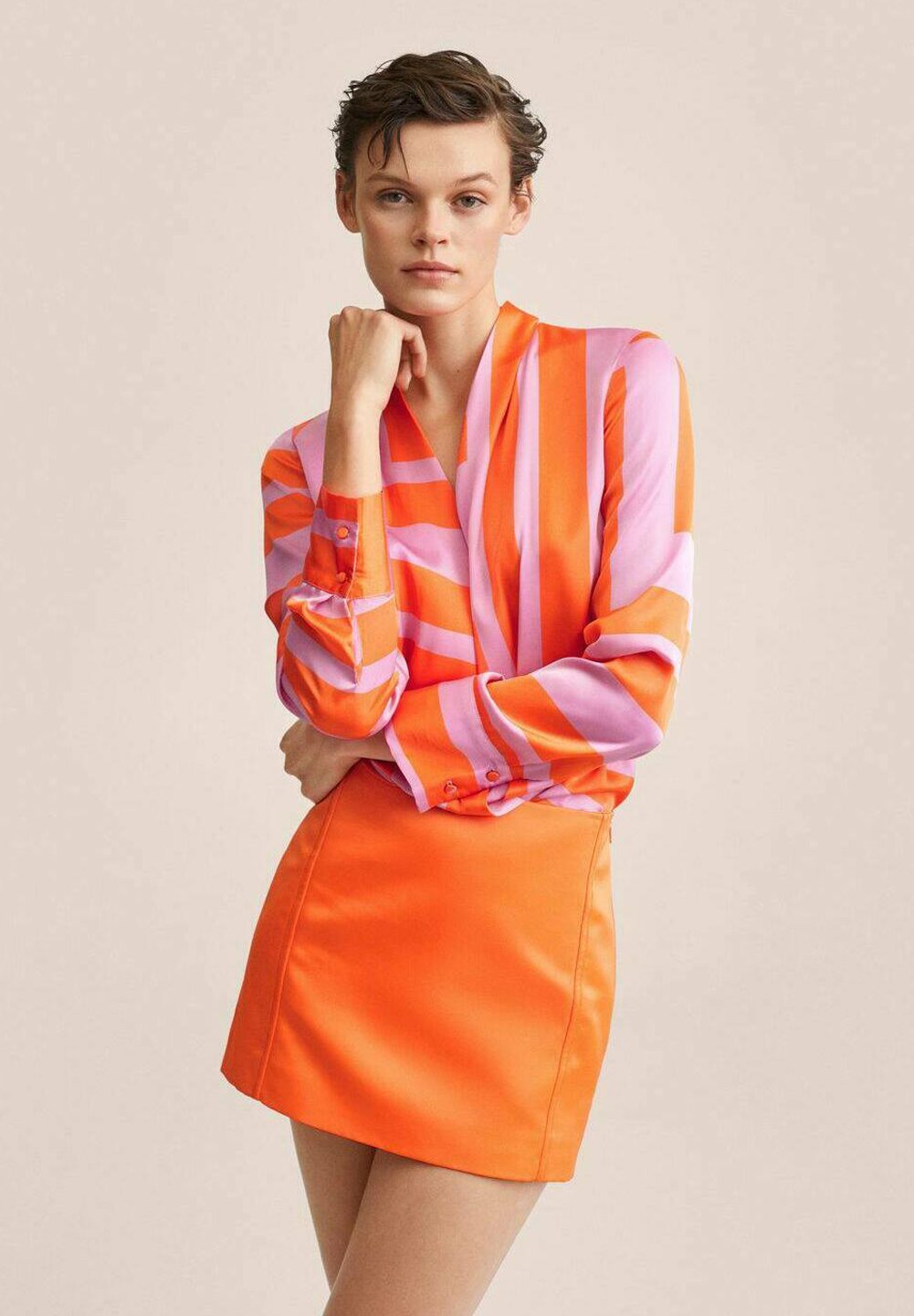 Mango - Blusa - orange/naranja - Zalando.es