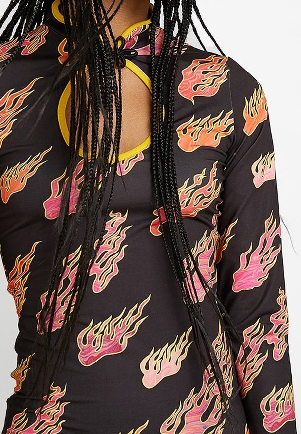 Jaded London Jersey dress - black - (Pre-owned) - Zalando.ie