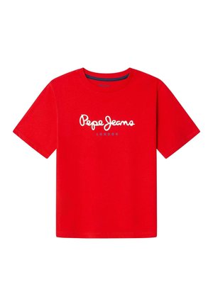 T-Shirt print - royal red