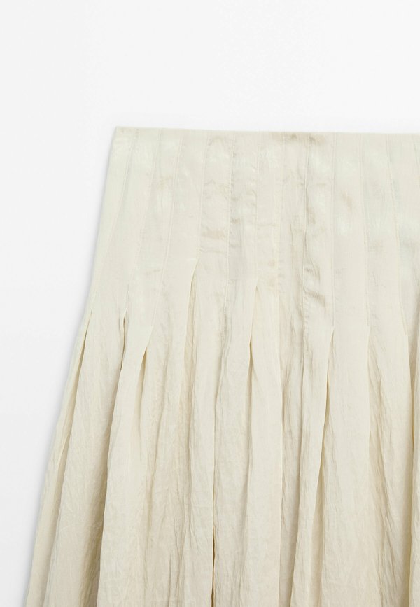 Pleated skirt - beige3