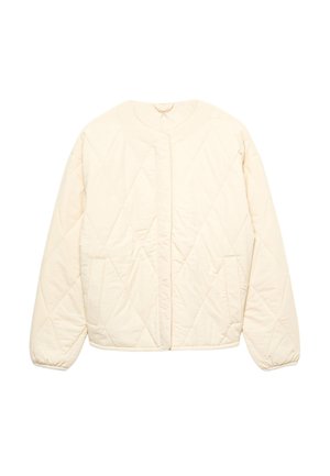 Marks & Spencer, STORMWEAR™ QUILTED COLLARLESS JACKET.. - Overgangsjakke - ecru