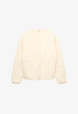 Marks & Spencer, STORMWEAR™ QUILTED COLLARLESS JACKET.. - Overgangsjakke - ecru