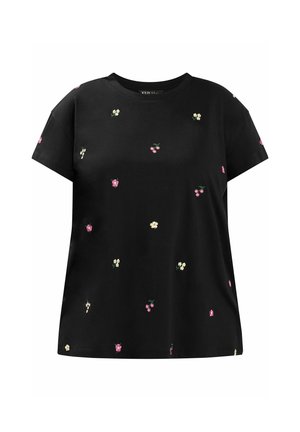 Yours Clothing, PLUS SIZE SHORT SLEEVE T-SHIRTS - T-shirt print - black