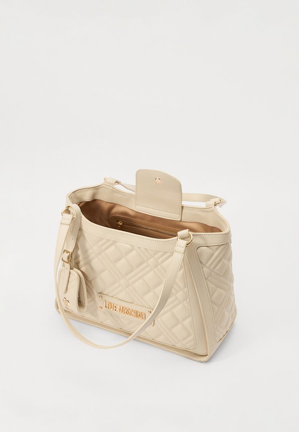QUILTED BAG - Handbag - ivory2