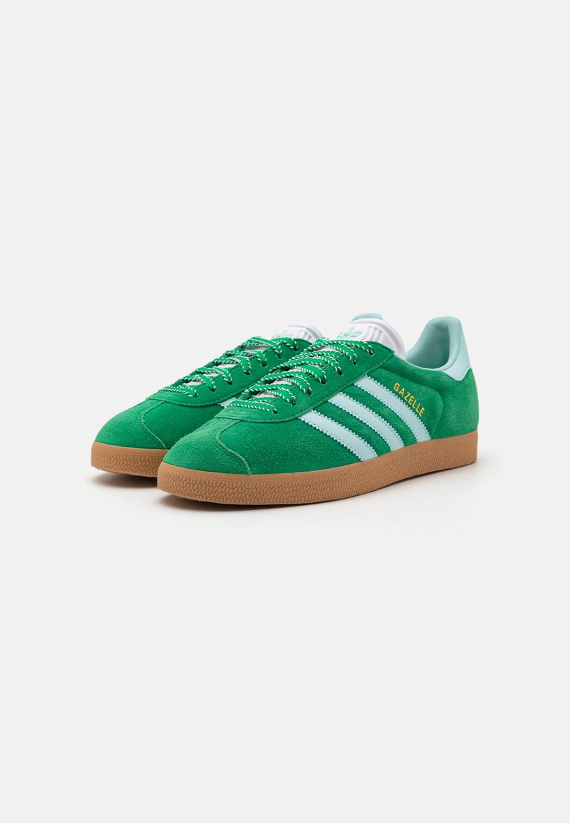 adidas gazelle silver green womens KI3206 Green Black Gazelle ADV Adidas Skateboarding Suede Shoes Footwe –  Southside Skatepark Skateshop