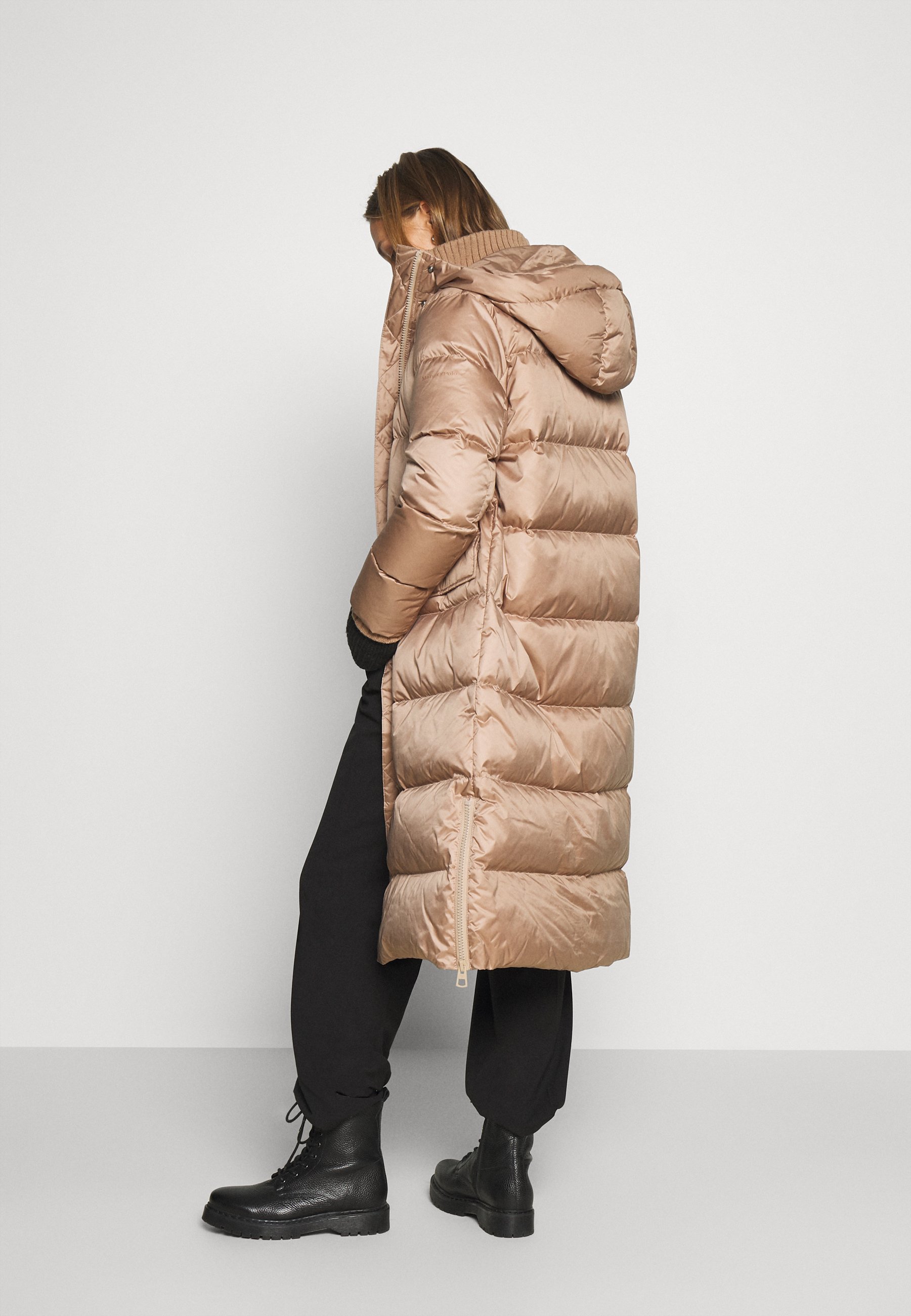 marco polo big puffer coat filled 