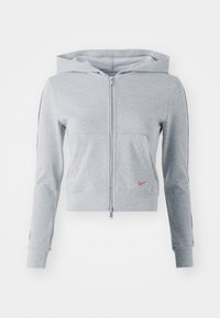 Cipzáras pulóver - grey heather/black