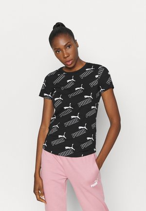 AMPLIFIED TEE - T-shirt con stampa - black