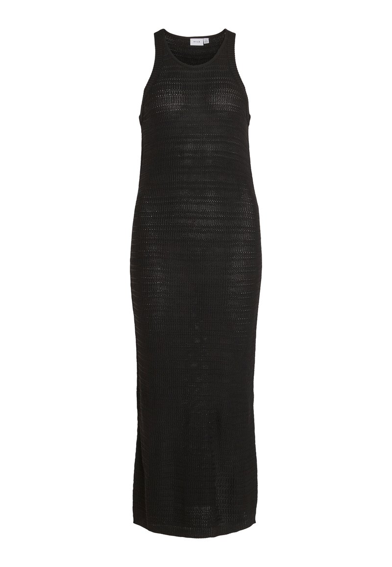 Vila Gebreide jurk zwart