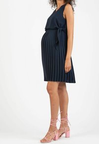 Attesa Maternity Day dress - blue