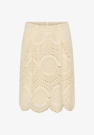 Cream, CRBAJA SKIRT - A-lõikeline seelik - bleached sand