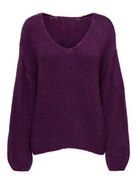 DINEA REVERSIBLE - Stickad tröja - deep purple