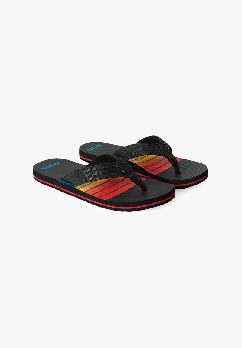 Rip Curl RIPPER BLOOM OPEN - Badesandale - black red