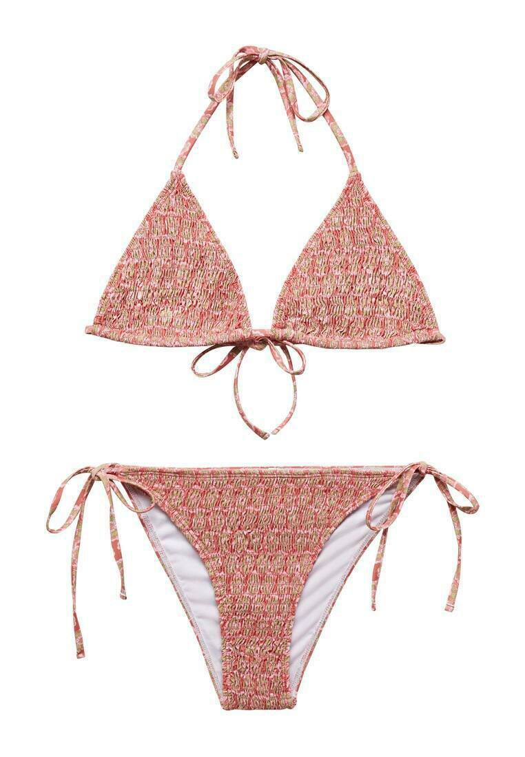 Mango Kids FLOR SET Bikini orange/naranja