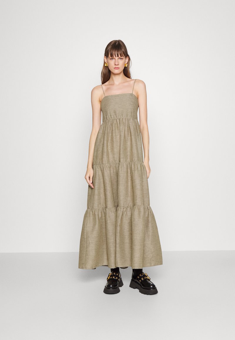 SUMMERY Copenhagen NOA STRING DRESS Vestito lungo dune/marrone