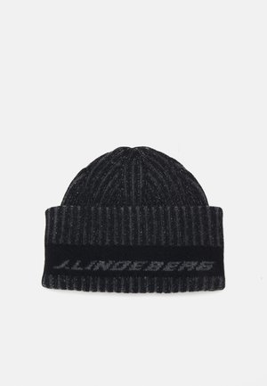 J.LINDEBERG ENSO PLATED BEANIE - Kootud müts - black