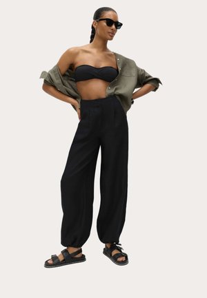 Marks & Spencer, PURE BALLOON - Pantalon classique - black
