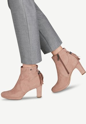 Tamaris Boots à talons - light pink