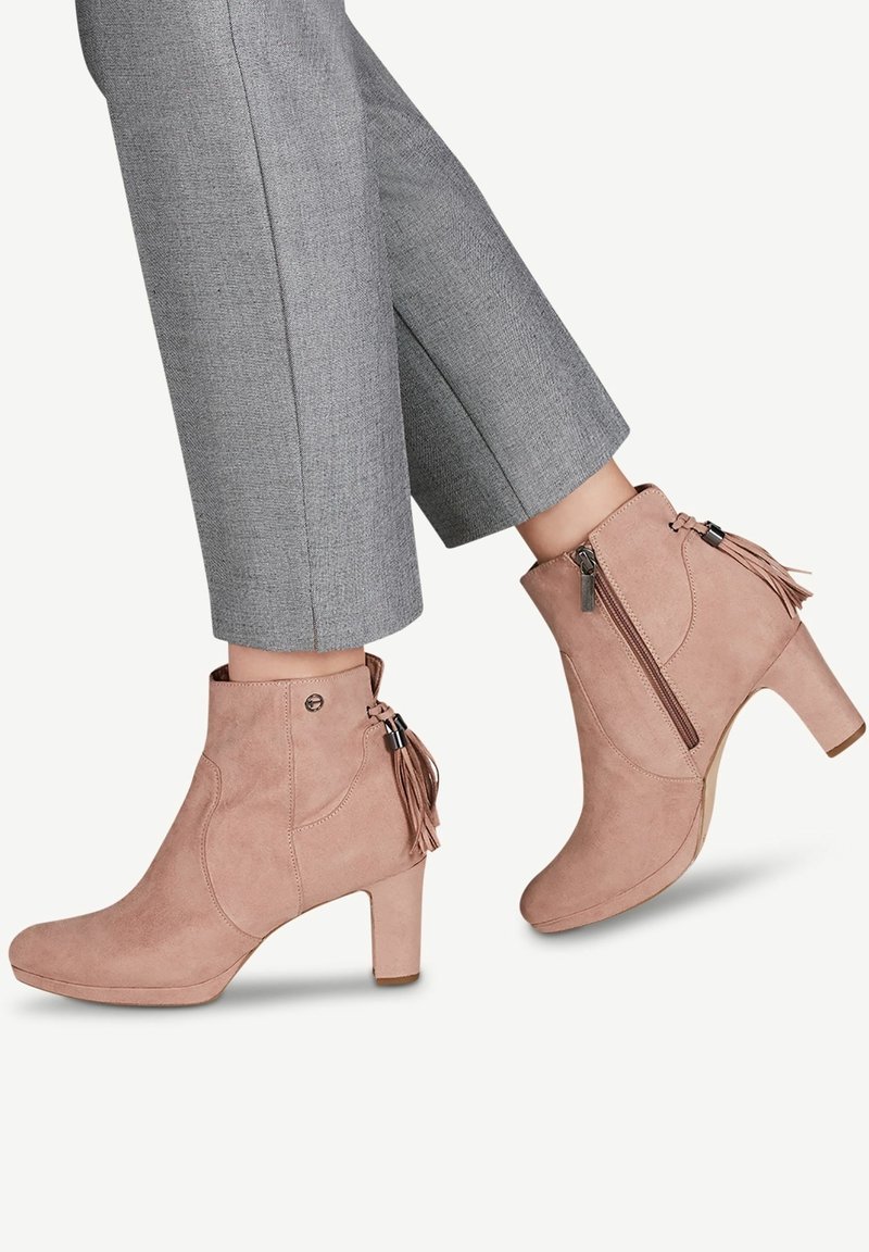 Tamaris Boots à talons - light pink