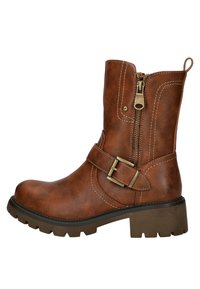 Dolcis Cowboy-/Bikerlaarsjes - cognac