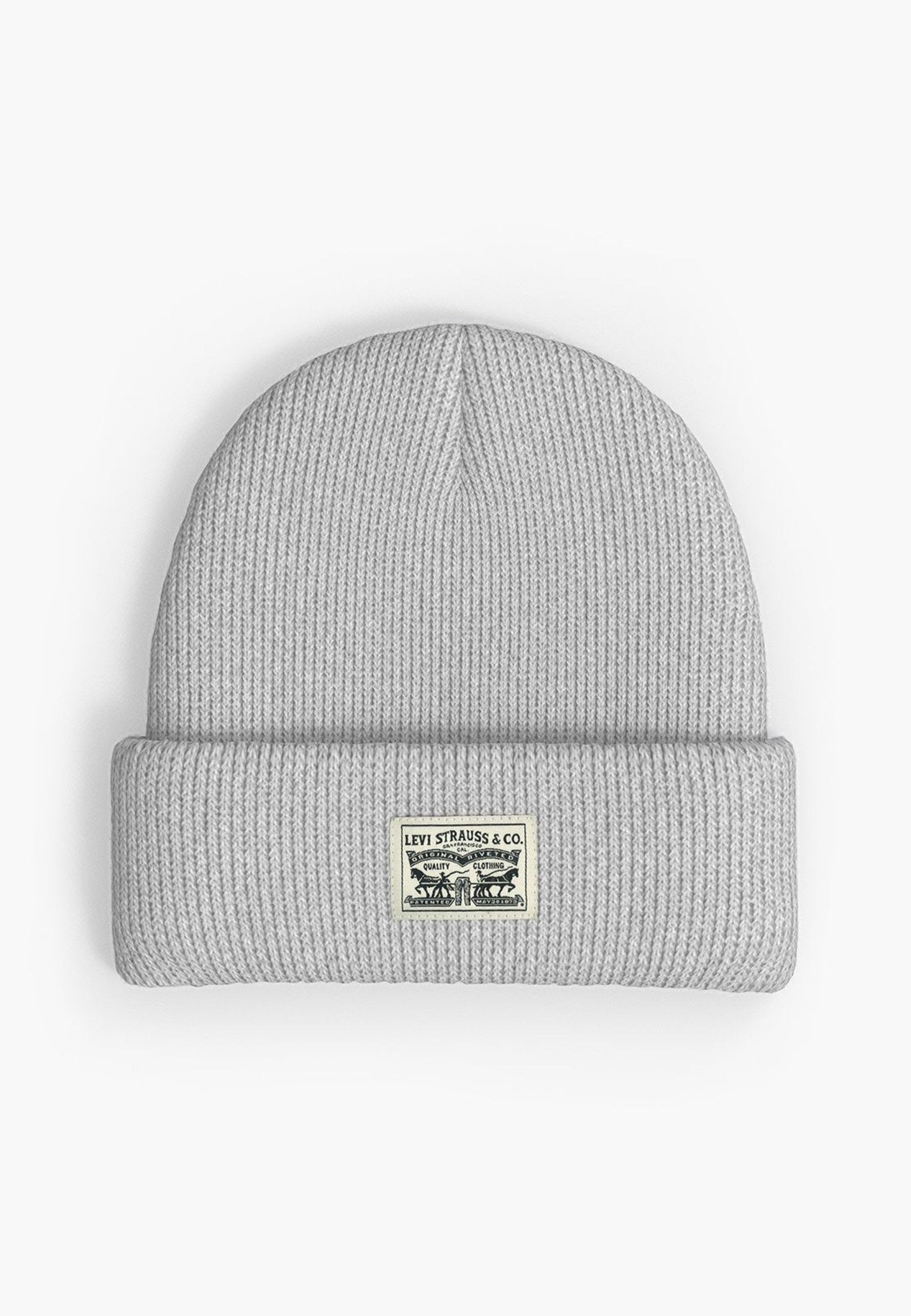 Levi's® BACKPATCH BEANIE UNISEX - Beanie - regular grey/grey - Zalando