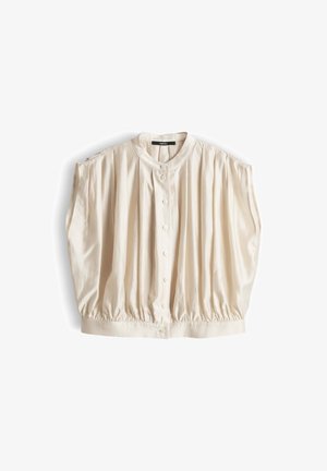 someday., RELAXED SATIN DRAPE - Camicetta - natural glaze