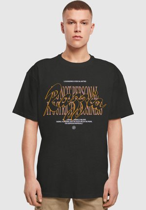 RAZZIA OVERSIZE TEE - T-shirts print - black