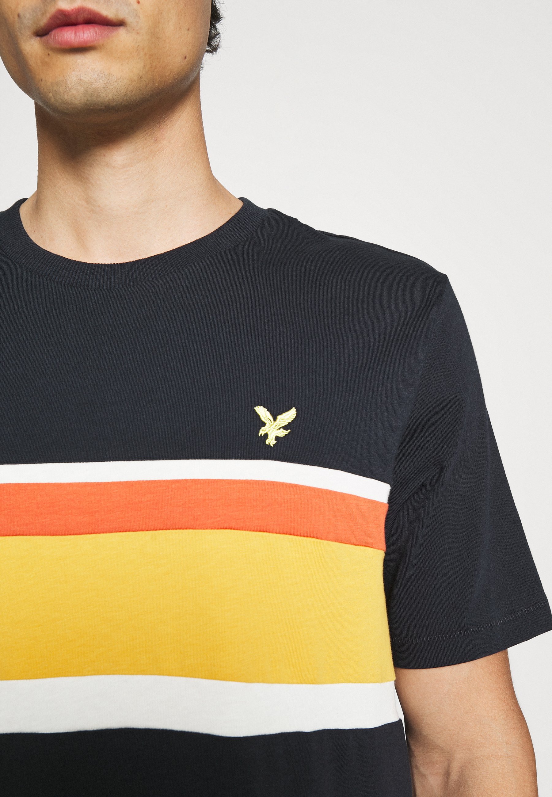 Scott PANEL - Print T-shirt - dark navy 